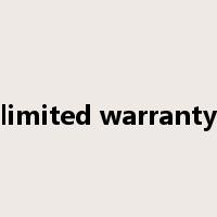 limited warranty是什么意思
