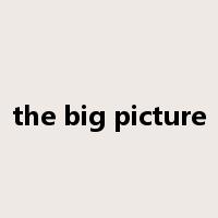 the big picture是什么意思