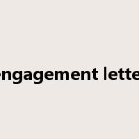 engagement letter是什么意思