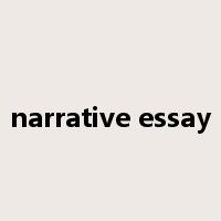 narrative essay是什么意思