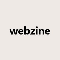 webzine是什么意思