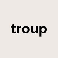troup是什么意思