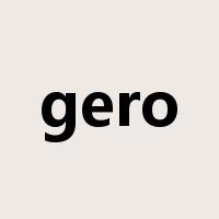 gero是什么意思