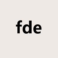 fde是什么意思