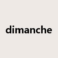 dimanche是什么意思
