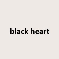 black heart是什么意思