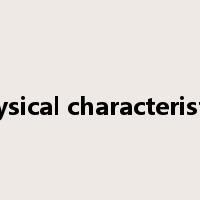 physical characteristics是什么意思