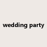 wedding party是什么意思