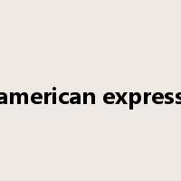 american express是什么意思