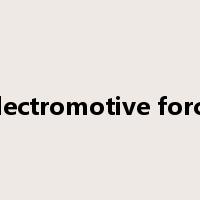 electromotive force是什么意思