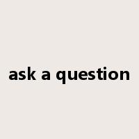 ask a question是什么意思