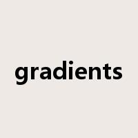 gradients是什么意思