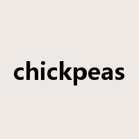 chickpeas是什么意思