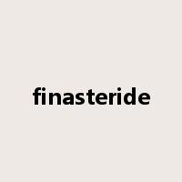 finasteride是什么意思