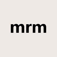 mrm是什么意思