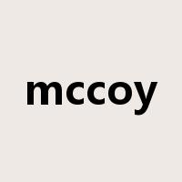 mccoy是什么意思