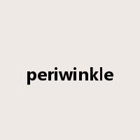 periwinkle是什么意思