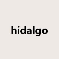 hidalgo是什么意思
