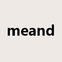 meand是什么意思