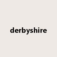 derbyshire是什么意思