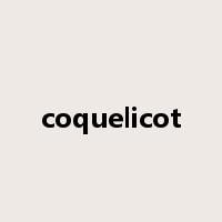 coquelicot是什么意思