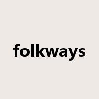 folkways是什么意思