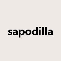 sapodilla是什么意思