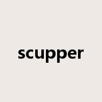 scupper是什么意思