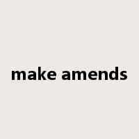 make amends是什么意思