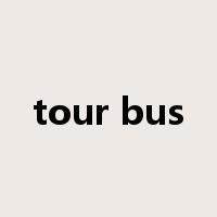 tour bus是什么意思