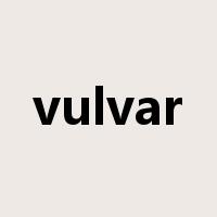 vulvar是什么意思