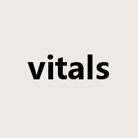 vitals是什么意思