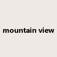 mountain view是什么意思