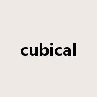 cubical是什么意思