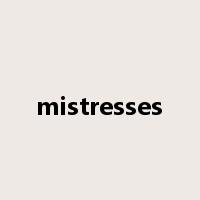 mistresses是什么意思