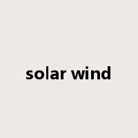 solar wind是什么意思