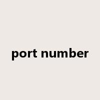 port number是什么意思