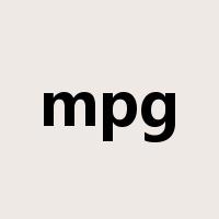 mpg是什么意思