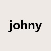 johny是什么意思