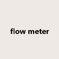 flow meter是什么意思