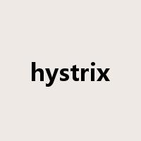 hystrix是什么意思