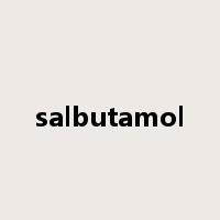 salbutamol是什么意思