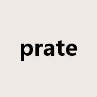 prate是什么意思