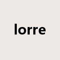 lorre是什么意思