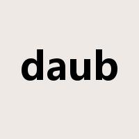 daub是什么意思