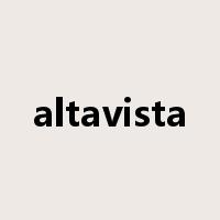 altavista是什么意思