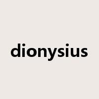 dionysius是什么意思