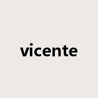 vicente是什么意思