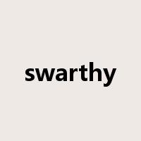 swarthy是什么意思