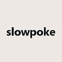 slowpoke是什么意思